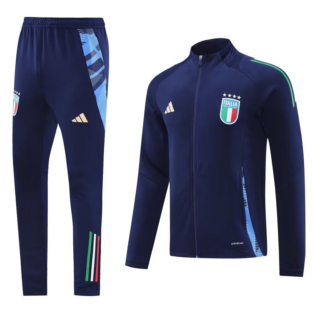 AAA Quality Italy 24/25 Tracksuit - Navy Blue